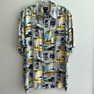 Puritan Hawaiian Sunset Shirt